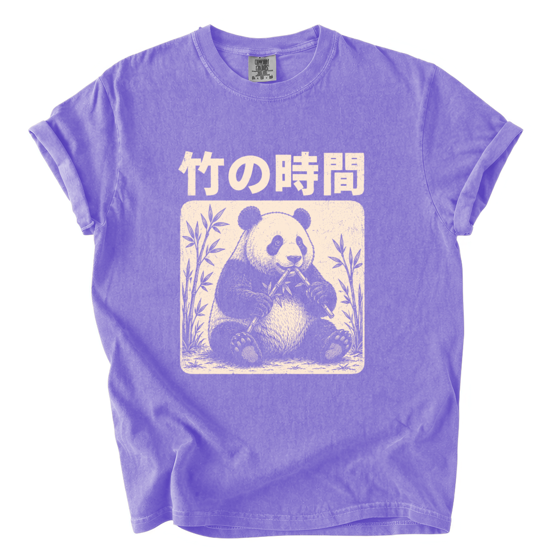 Bamboo Time Panda Shirt – Japanese Panda Comfort Colors Graphic Tee