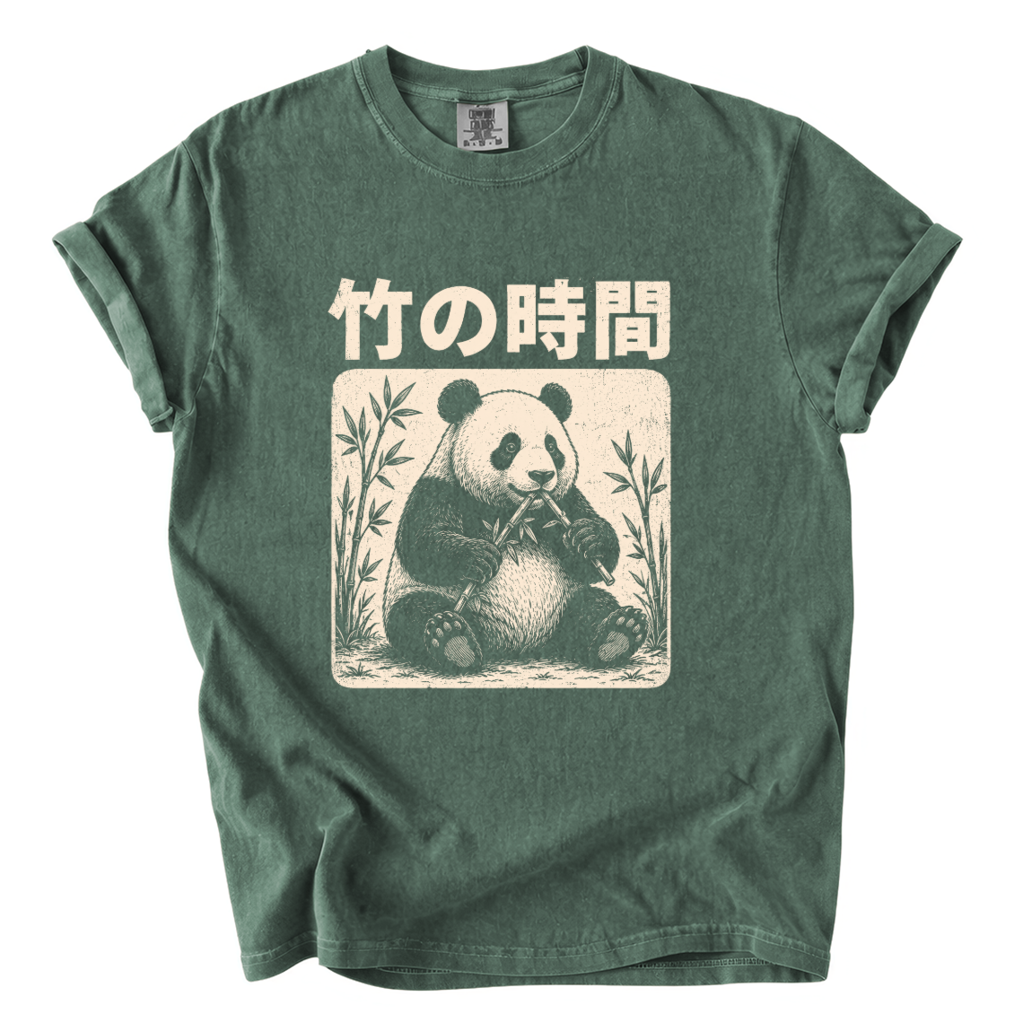 Bamboo Time Panda Shirt – Japanese Panda Comfort Colors Graphic Tee