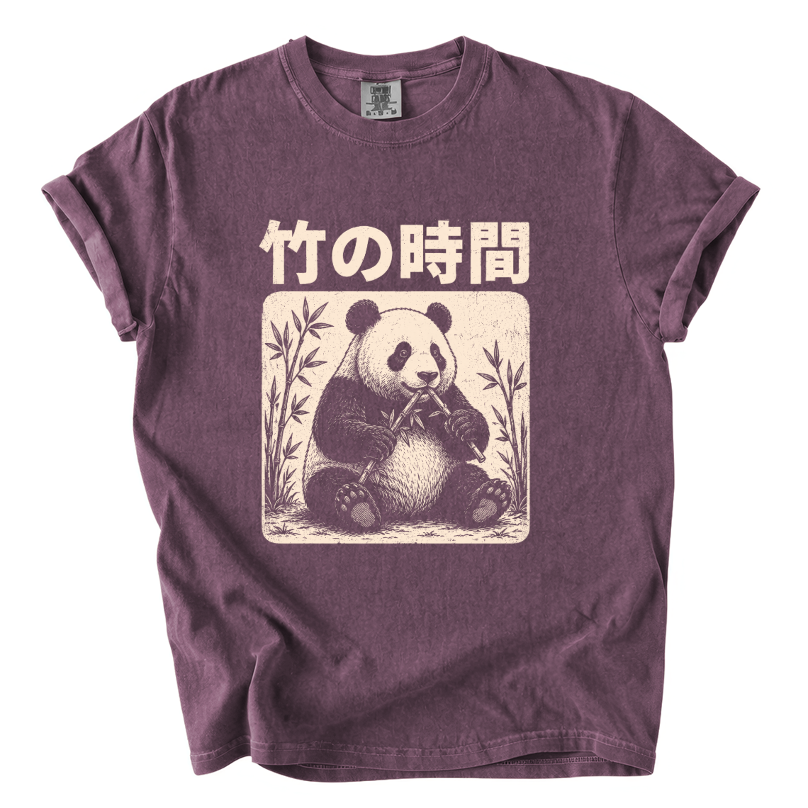 Bamboo Time Panda Shirt – Japanese Panda Comfort Colors Graphic Tee