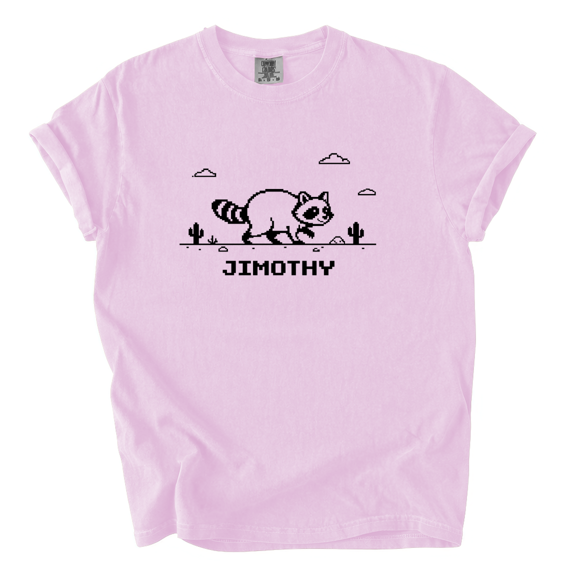 Jimothy Raccoon Pixel Art Shirt – Funny Retro Comfort Colors Tee