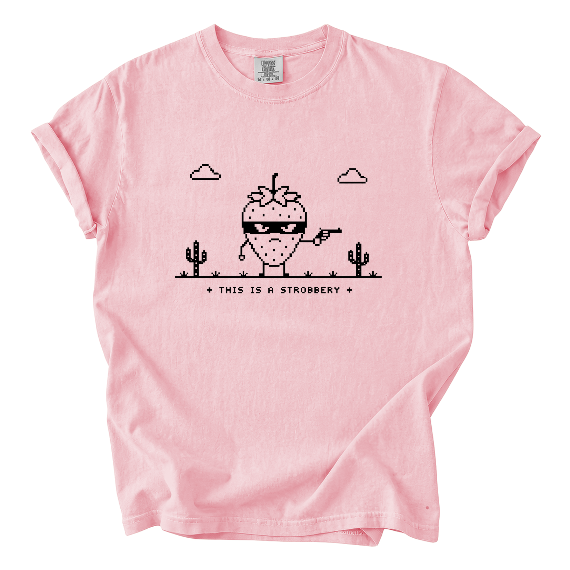 This Is a Strobbery Shirt – Funny Strawberry Pun Comfort Colors Tee