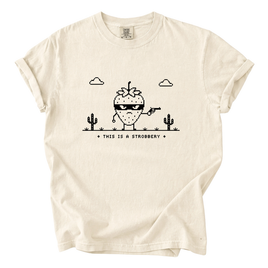 This Is a Strobbery Shirt – Funny Strawberry Pun Comfort Colors Tee