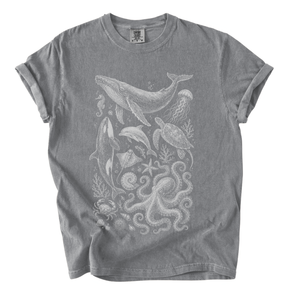 Ocean Life T-Shirt — Marine Wildlife Graphic Tee