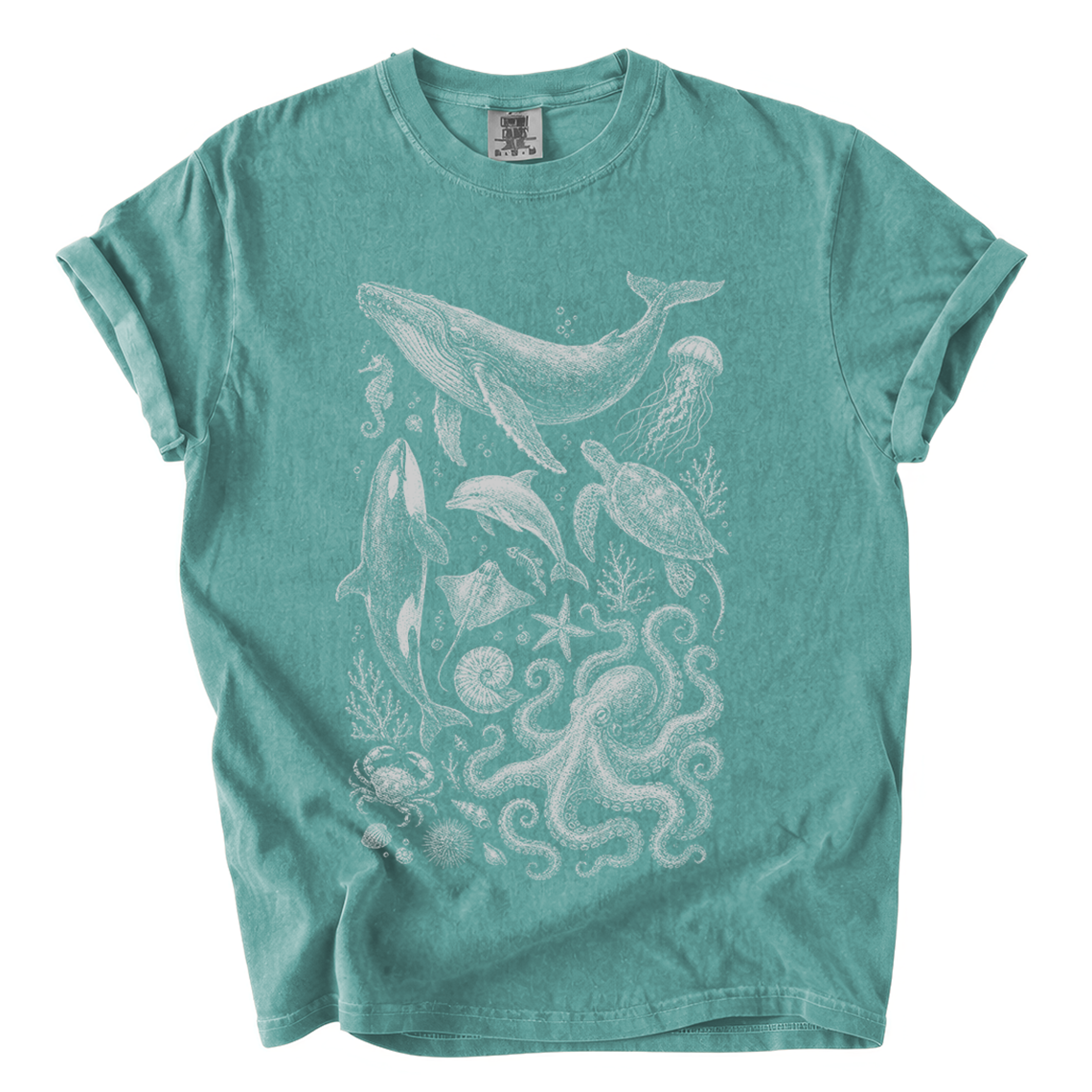 Ocean Life T-Shirt — Marine Wildlife Graphic Tee