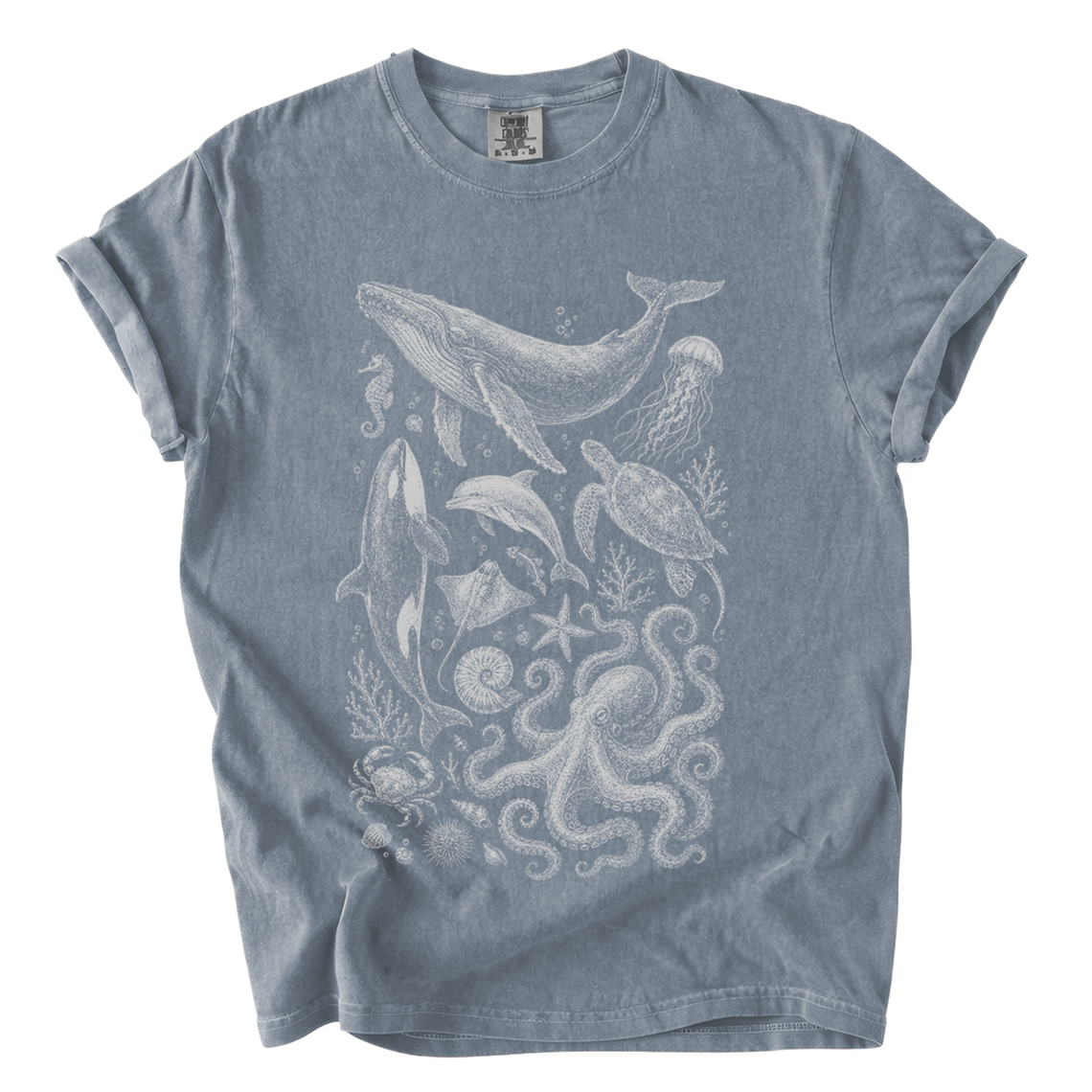 Ocean Life T-Shirt — Marine Wildlife Graphic Tee
