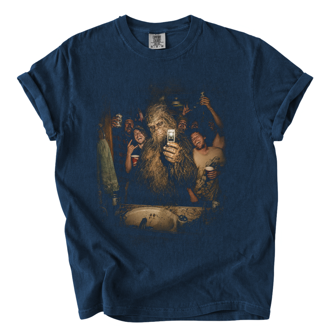 Bigfoot Selfie Shirt – Funny Camping Cryptid Comfort Colors Tee
