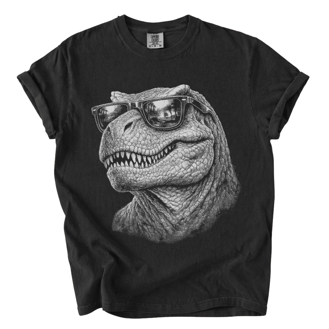 Cool T-Rex Sunglasses Shirt – Funny Dinosaur Comfort Colors Tee