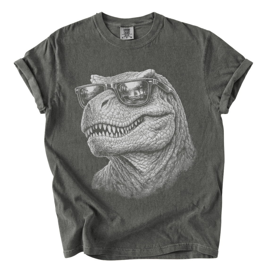 Cool T-Rex Sunglasses Shirt – Funny Dinosaur Comfort Colors Tee