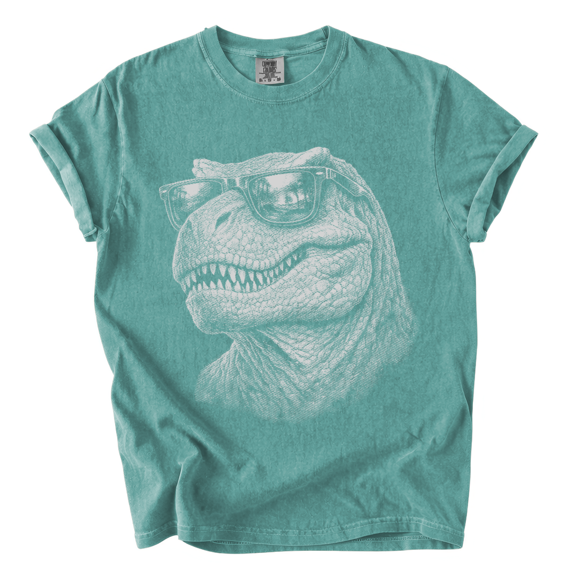 Cool T-Rex Sunglasses Shirt – Funny Dinosaur Comfort Colors Tee