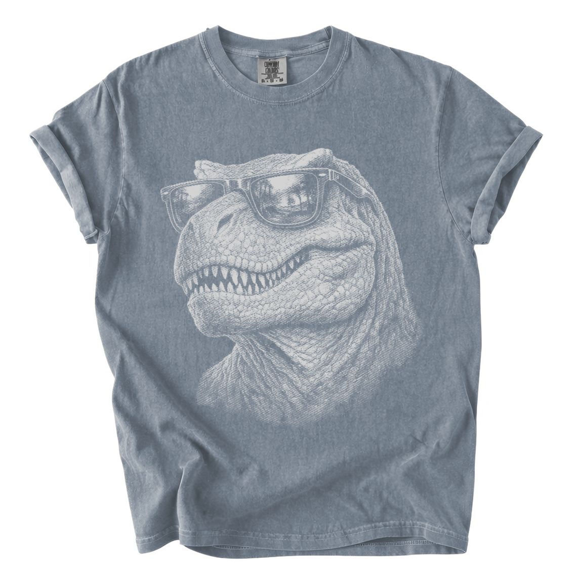 Cool T-Rex Sunglasses Shirt – Funny Dinosaur Comfort Colors Tee