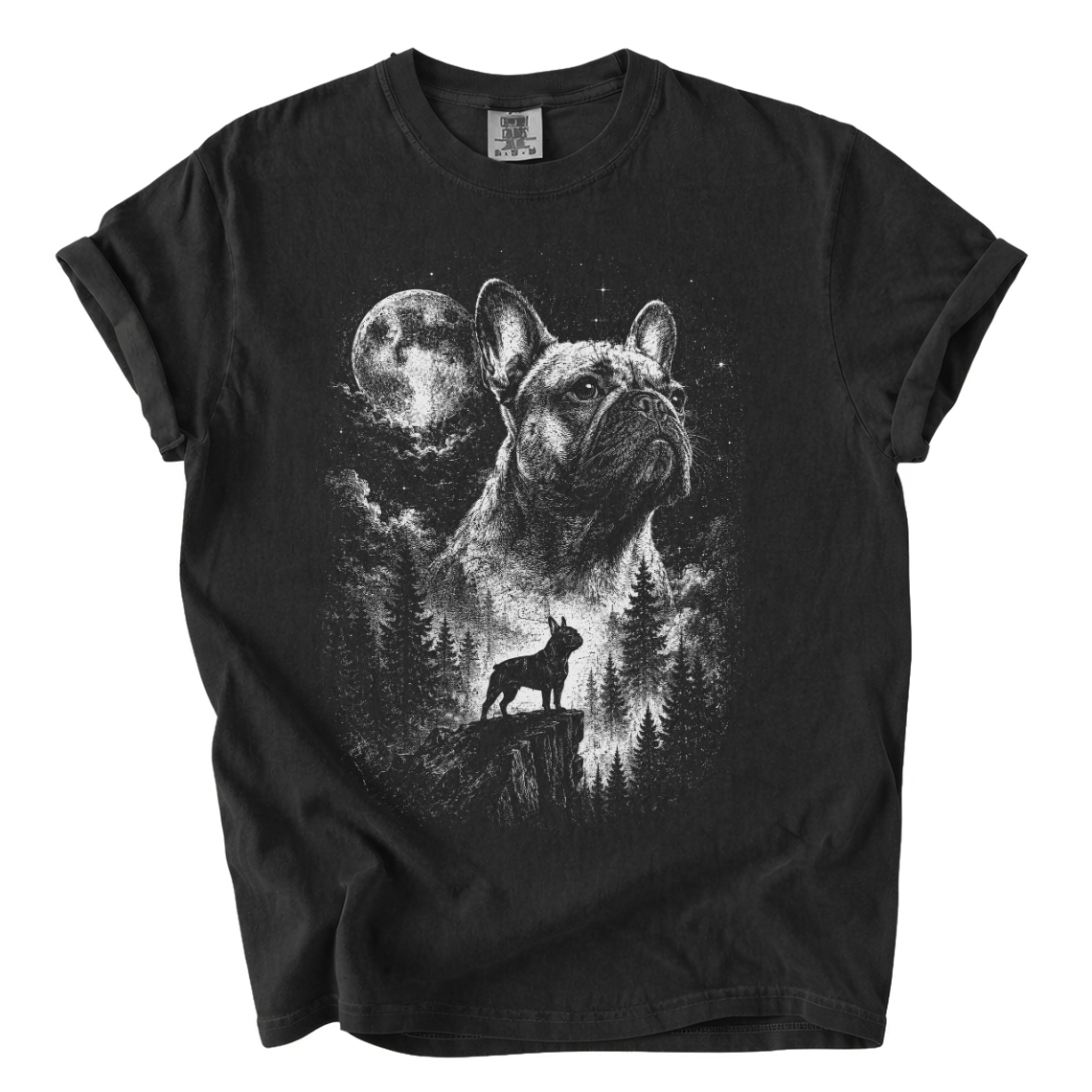 Moonlit French Bulldog Shirt – Wilderness Comfort Colors Dog Tee