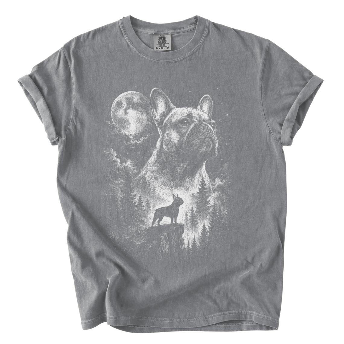 Moonlit French Bulldog Shirt – Wilderness Comfort Colors Dog Tee