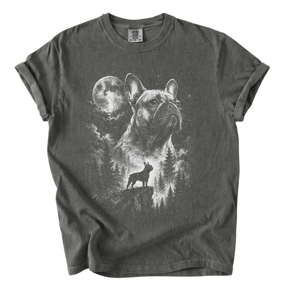 Moonlit French Bulldog Shirt – Wilderness Comfort Colors Dog Tee