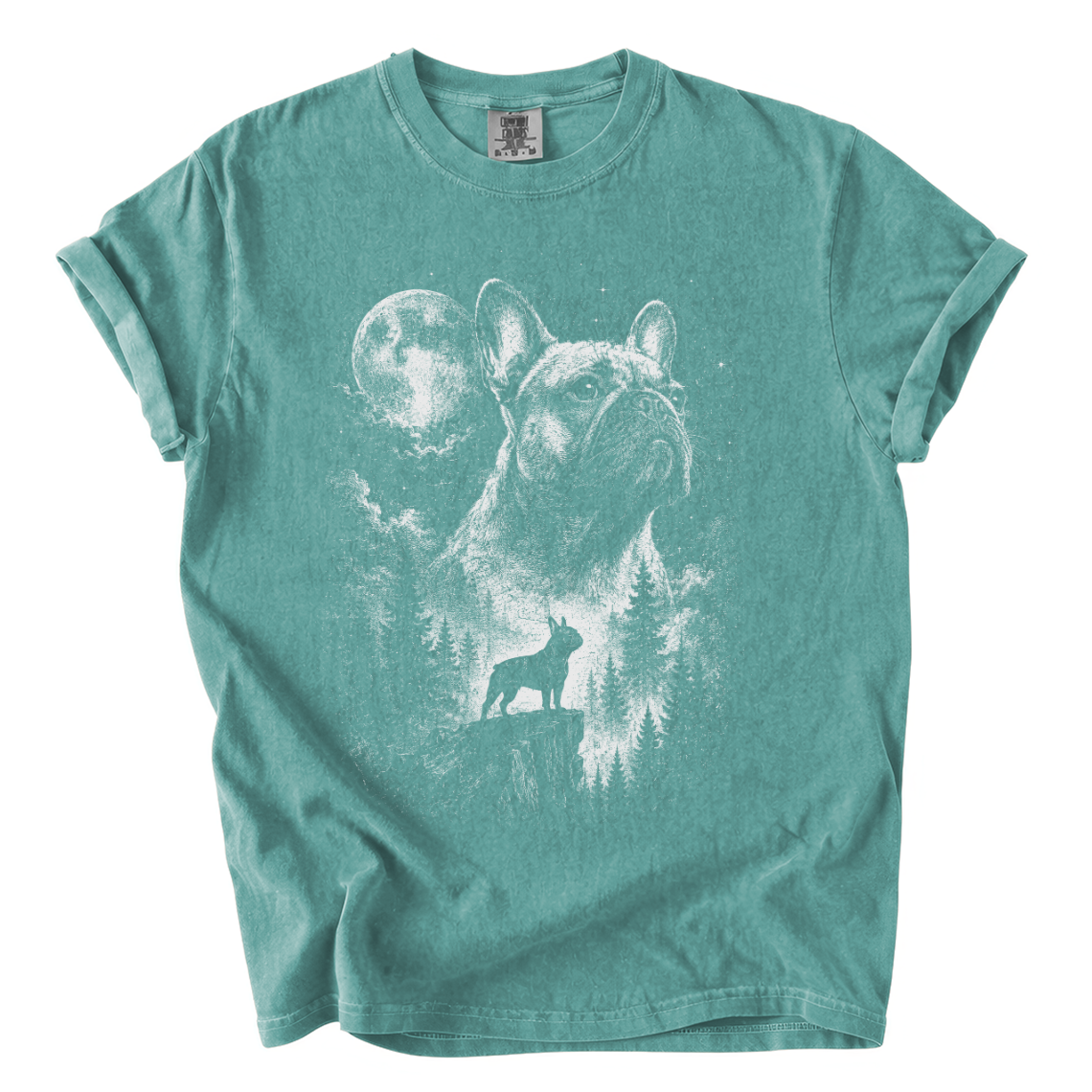 Moonlit French Bulldog Shirt – Wilderness Comfort Colors Dog Tee