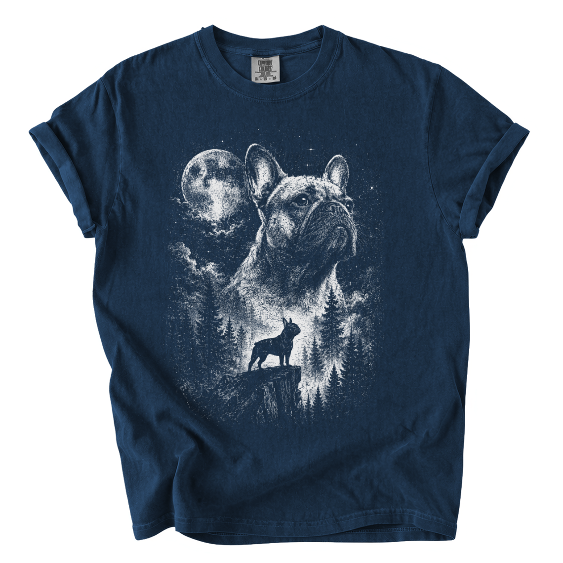 Moonlit French Bulldog Shirt – Wilderness Comfort Colors Dog Tee
