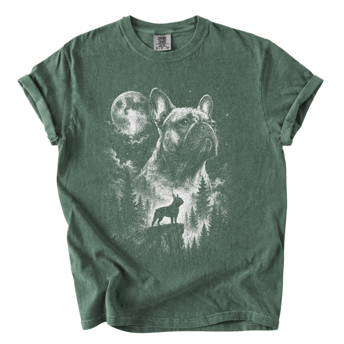 Moonlit French Bulldog Shirt – Wilderness Comfort Colors Dog Tee