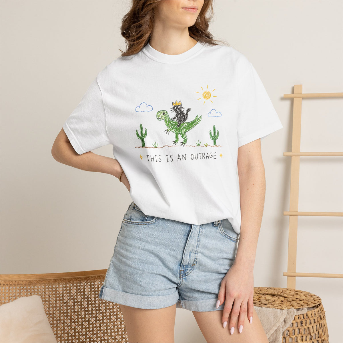 Princess Donut and Mongo Shirt – This Is an Outrage Comfort Colors Tee