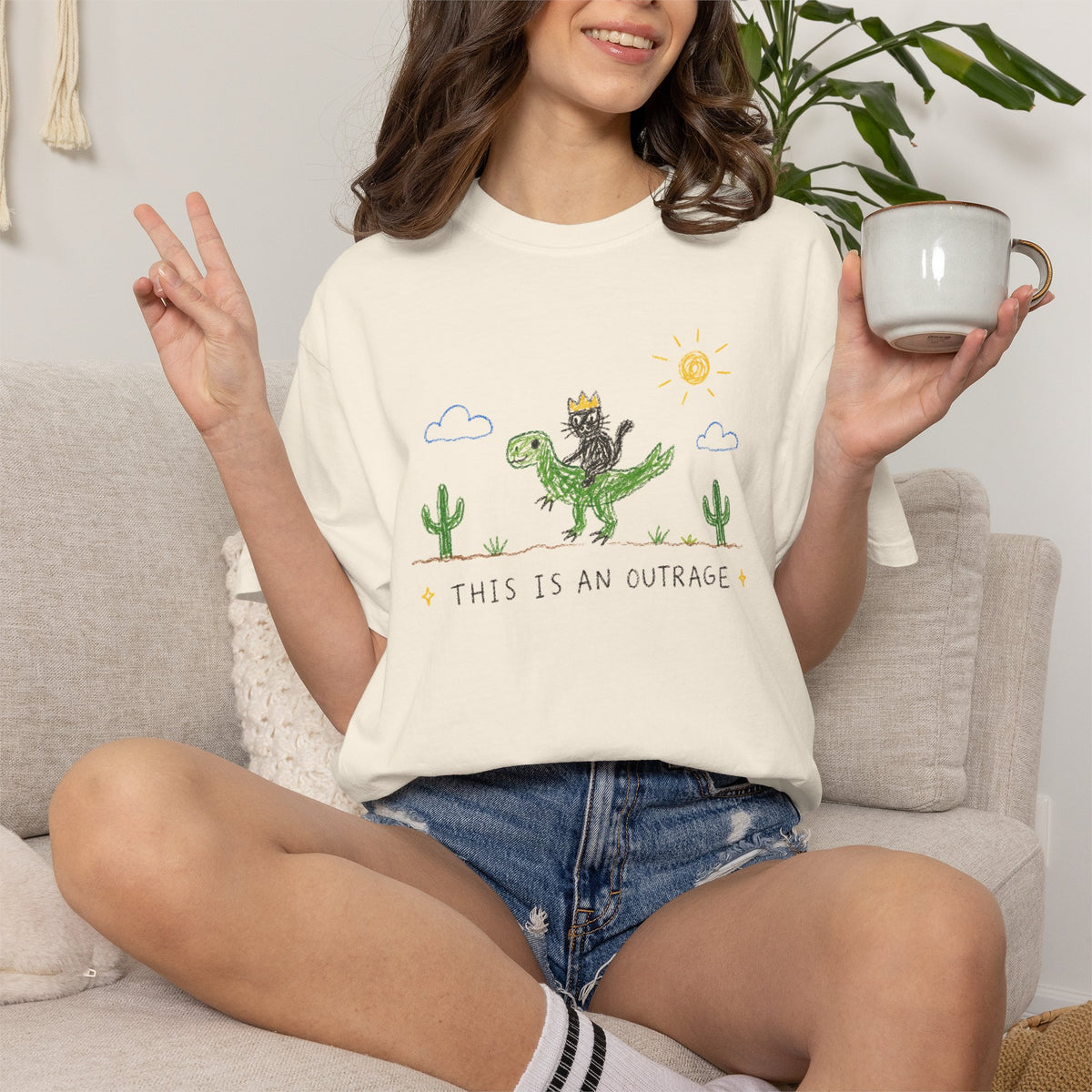 Princess Donut and Mongo Shirt – This Is an Outrage Comfort Colors Tee