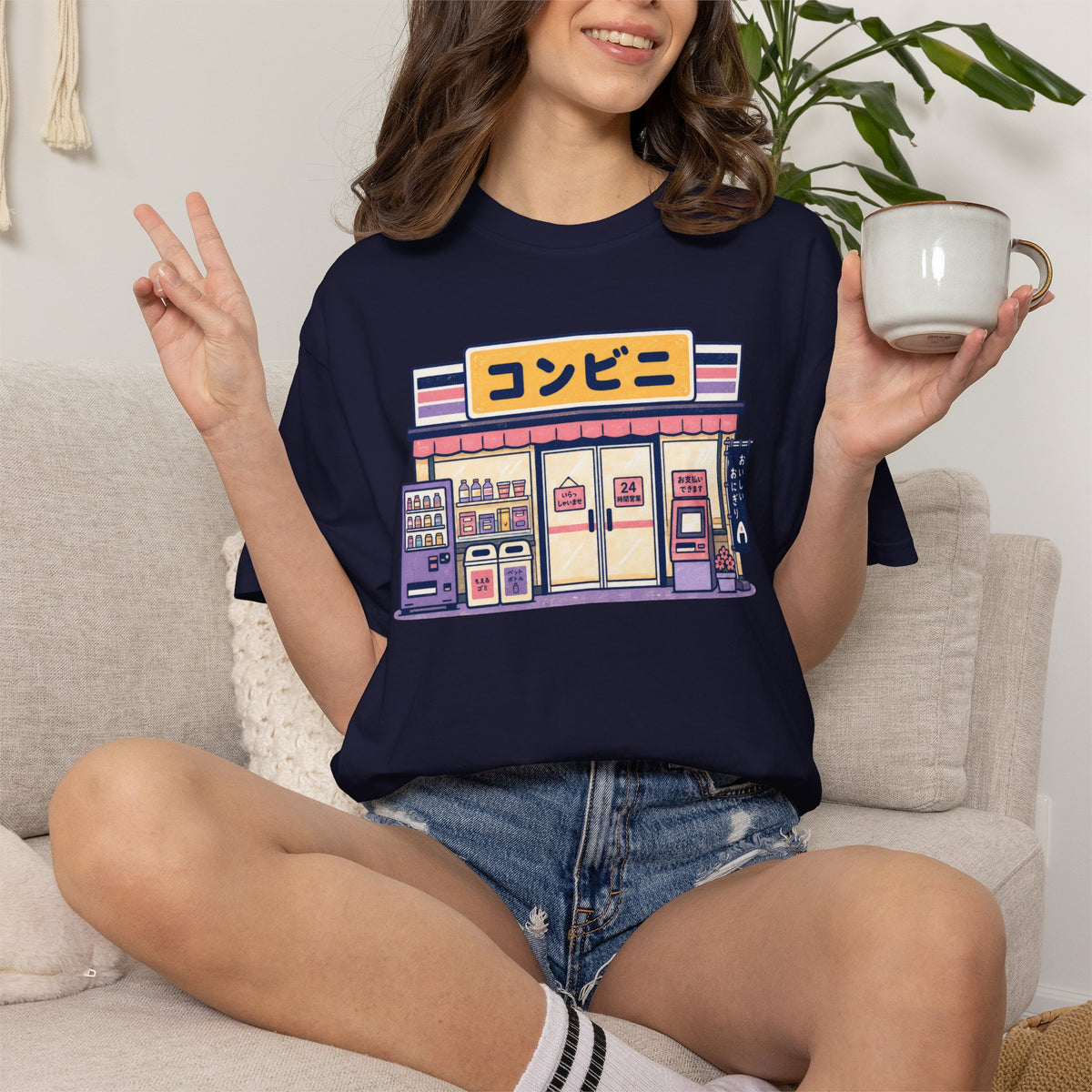 Japanese Konbini Shirt – Cute Convenience Store Comfort Colors Tee