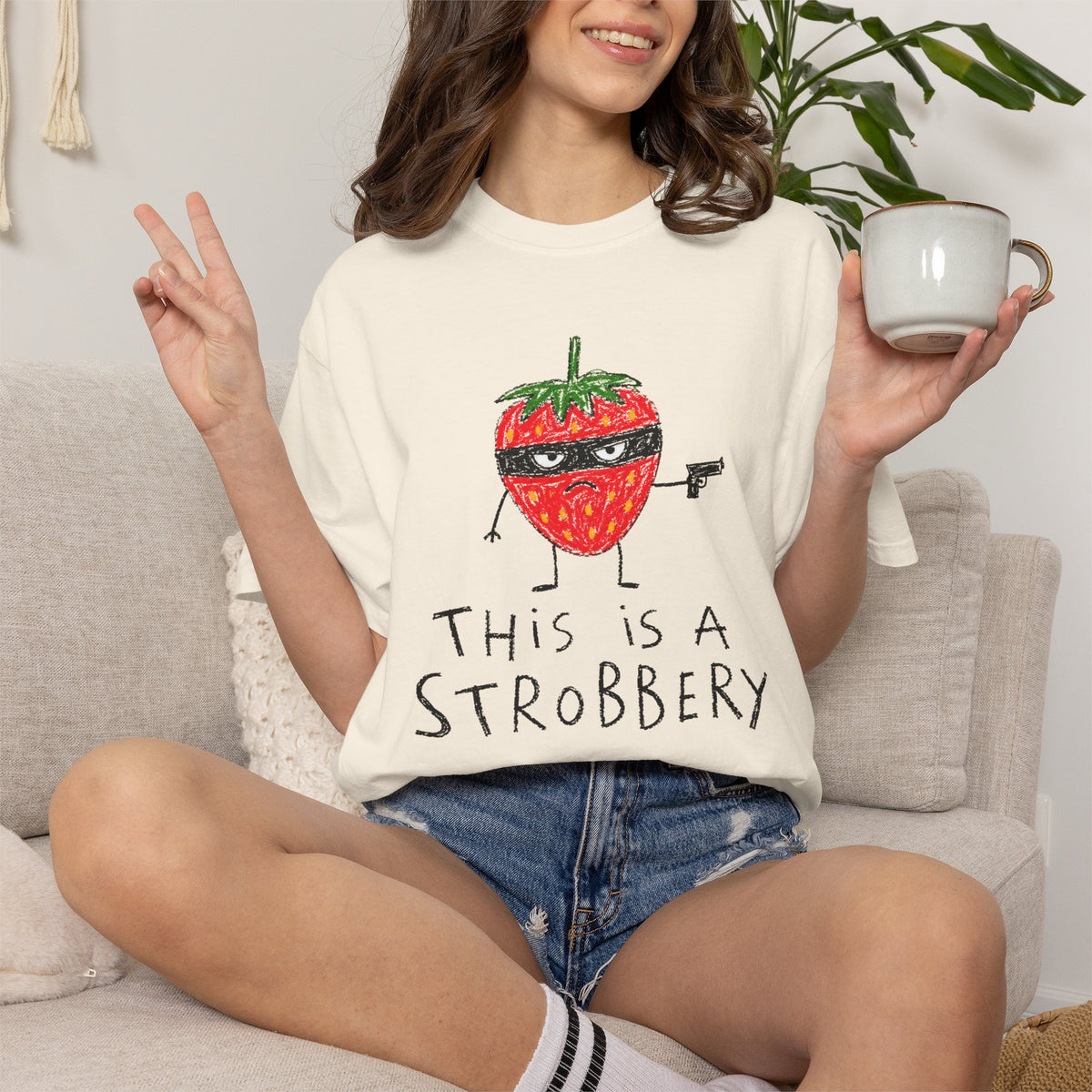 This Is a Strobbery Shirt – Funny Strawberry Comfort Colors Tee